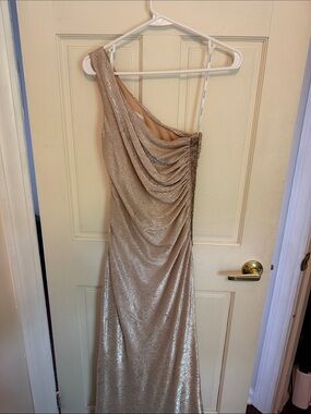Calvin Klein | Dresses | Gold Calvin Klein One Shoulder Gown | Poshmark Calvin Klein | Dresses | Gold Calvin Klein One Shoulder Gown | Poshmark
